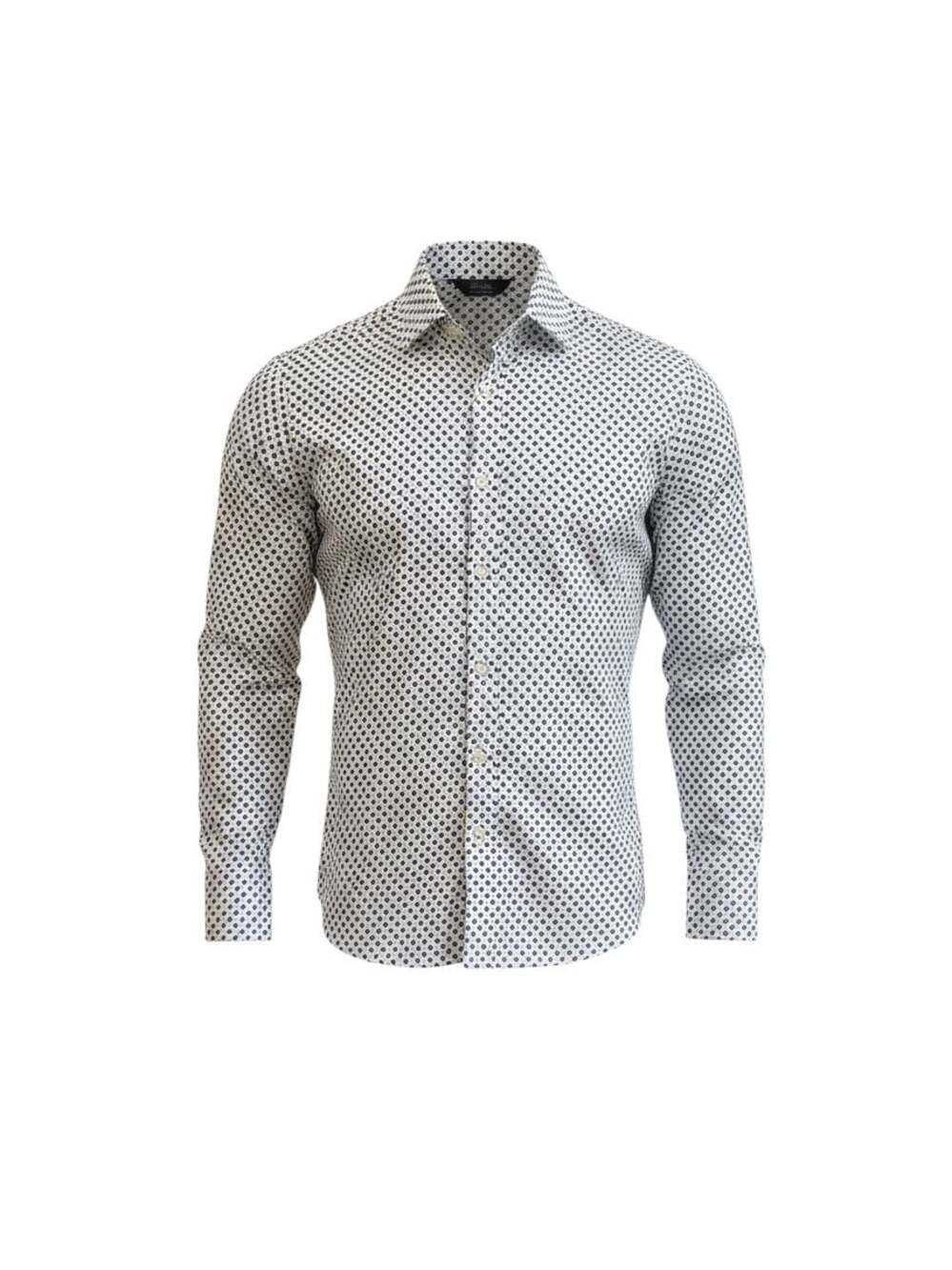 Goodfellow & Co Men's The Every Wear Poplin Button-Up Shirt Geometric Print